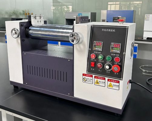 kupować Mała ręczna mieszarka do gumy z otwartym walcem, o wydajności produkcyjnej 300 zestawów/miesiąc online manufacture