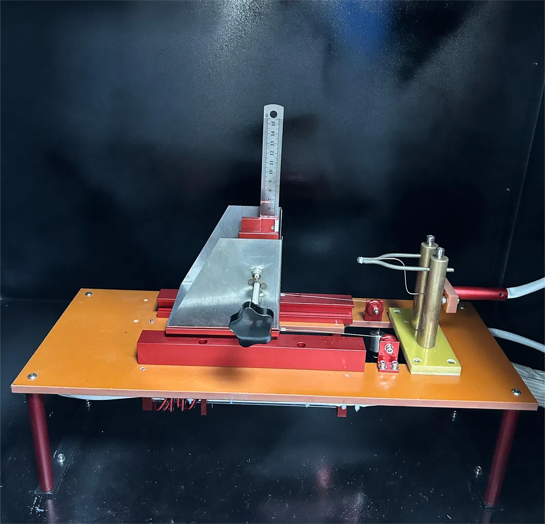 Komora badawcza gumowa z naciśnięciem klawisza Glow Wire Combusting Vertical Flammability Tester 1