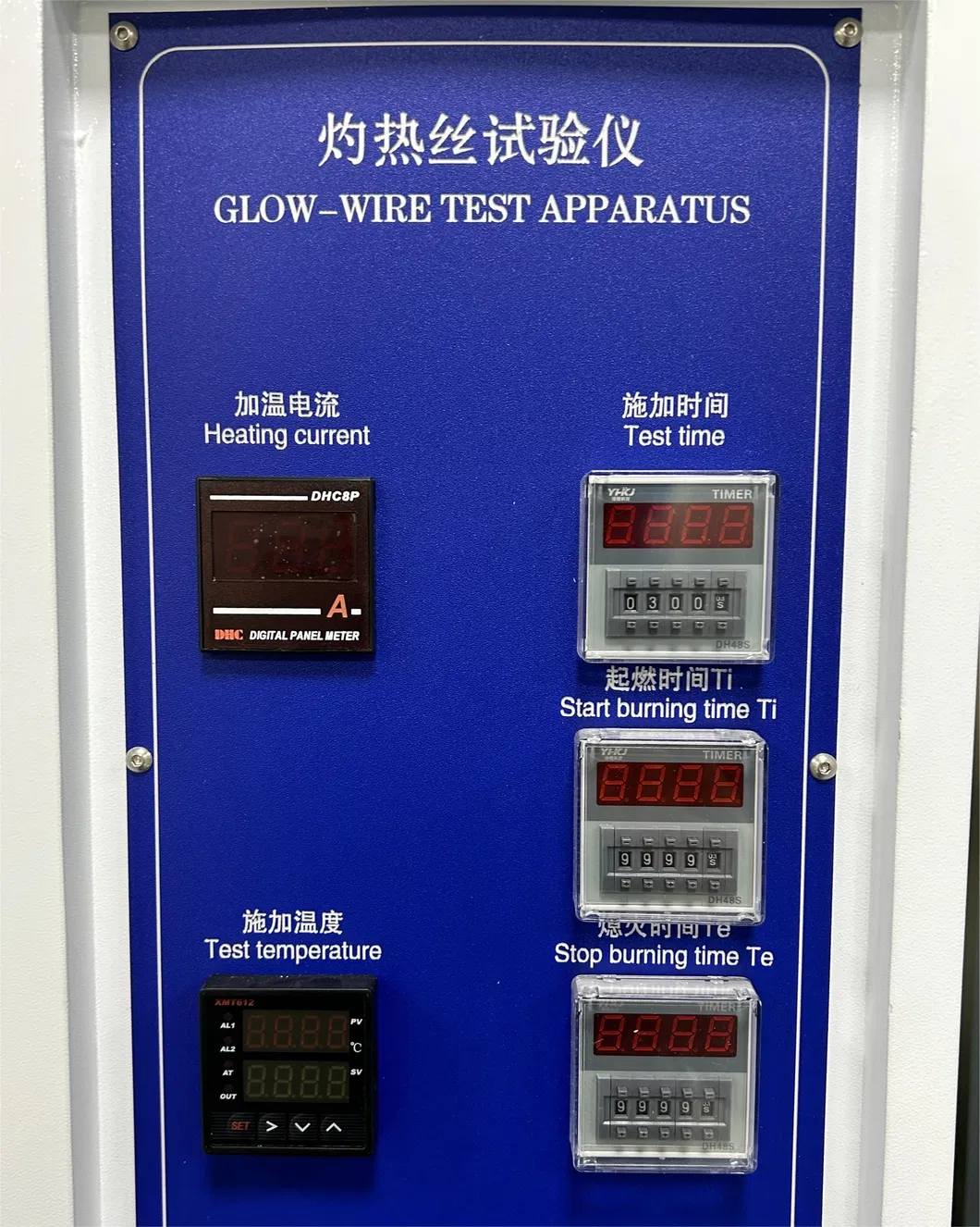 Komora badawcza gumowa z naciśnięciem klawisza Glow Wire Combusting Vertical Flammability Tester 2