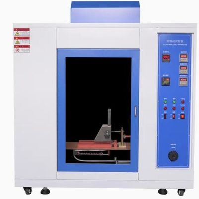 Komora badawcza gumowa z naciśnięciem klawisza Glow Wire Combusting Vertical Flammability Tester